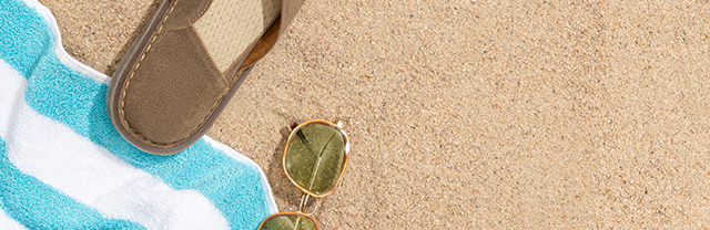 Slip into new sandals. These savings are never a flop.