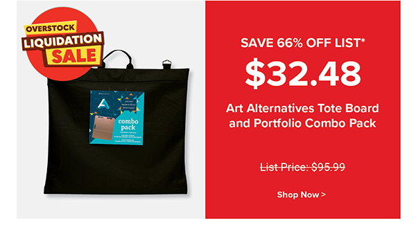 Art Alternatives Tote Board and Portfolio Combo Pack
