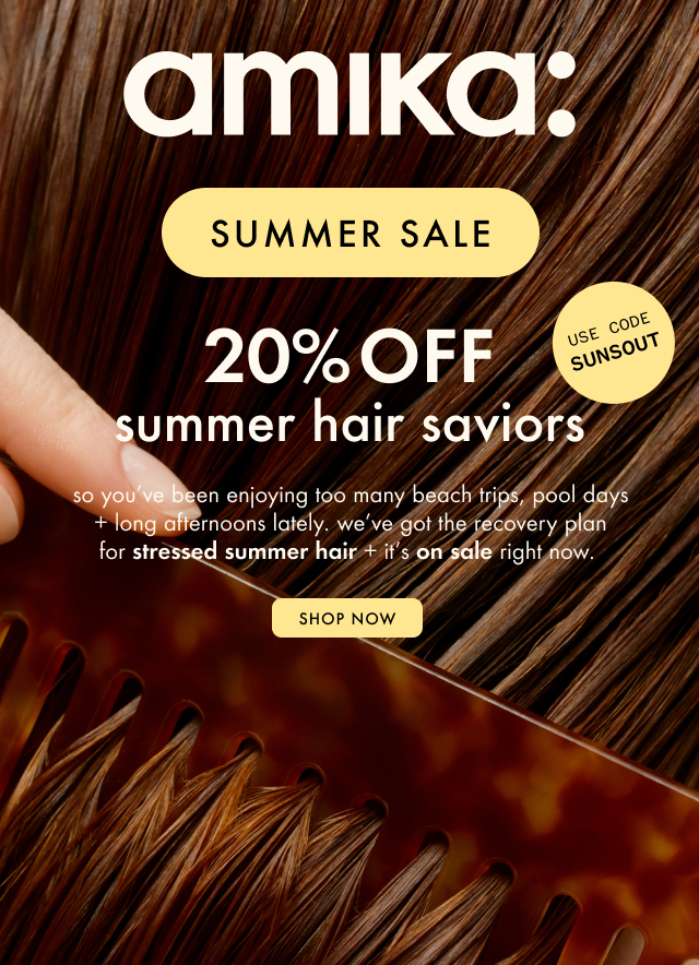 20% off summer haircare