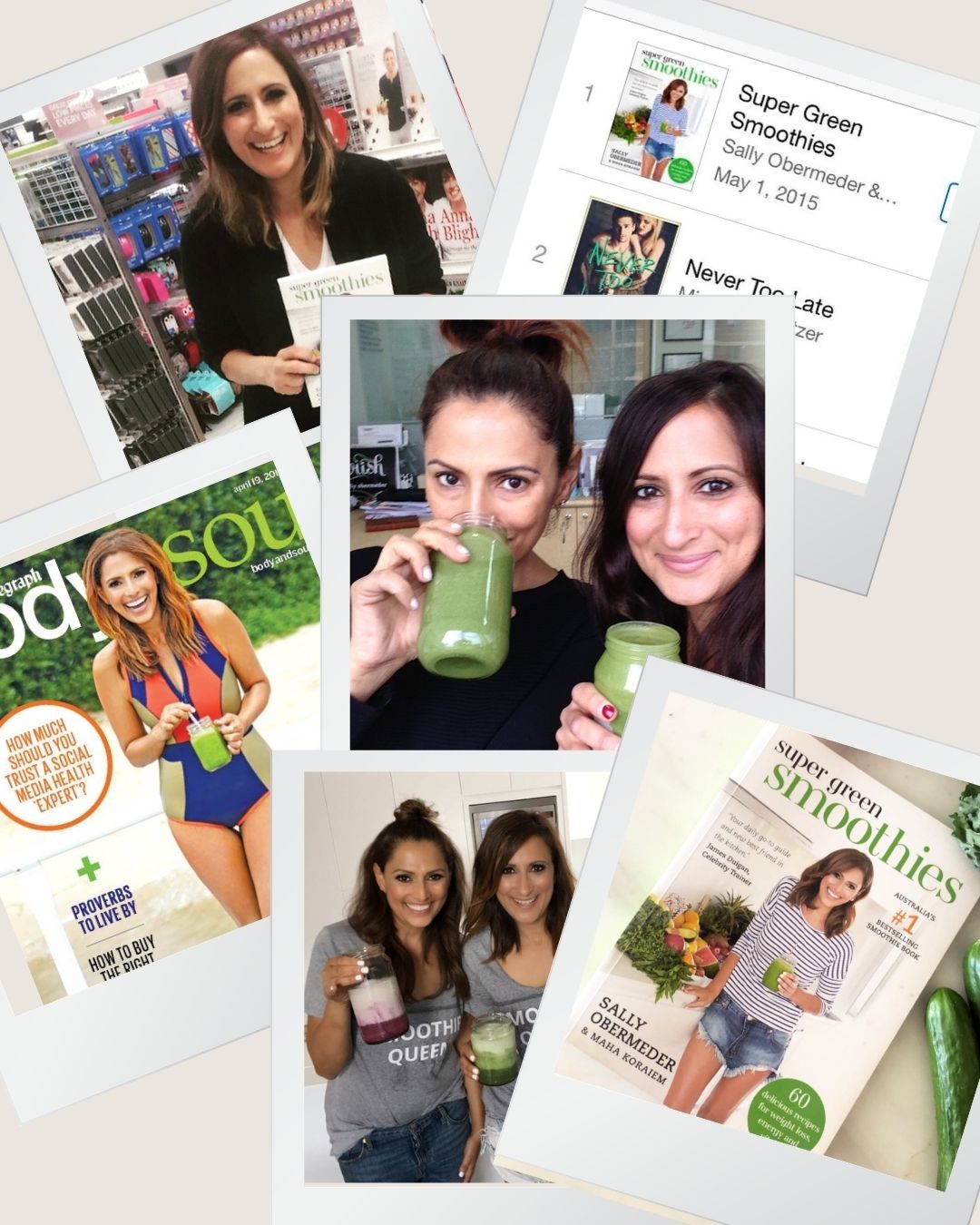 Sally and Maha - smoothie queens
