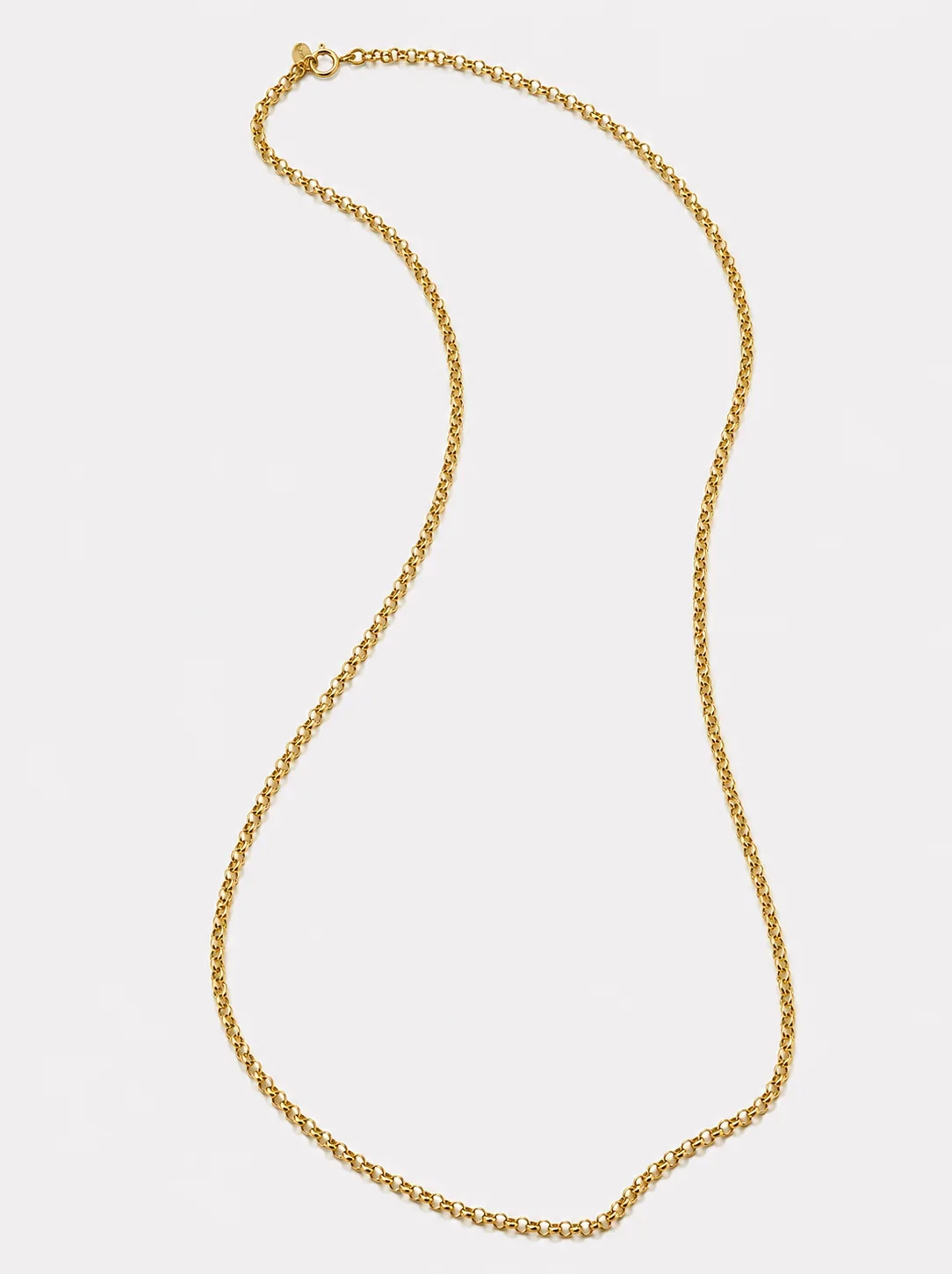 Image of Statement Gold Belcher Chain - Long | 75/80 cm