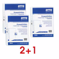 3x100 pochettes transparentes « Standard »