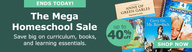 The Mega Homeschool Sale | Up to 40% Off