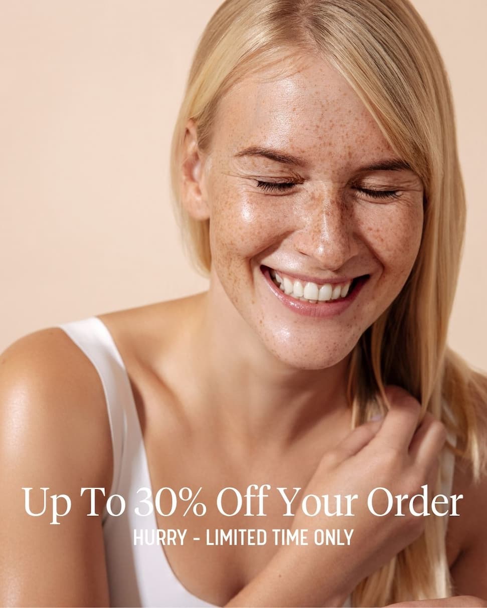 UP TO 30% OFF YOUR ORDER