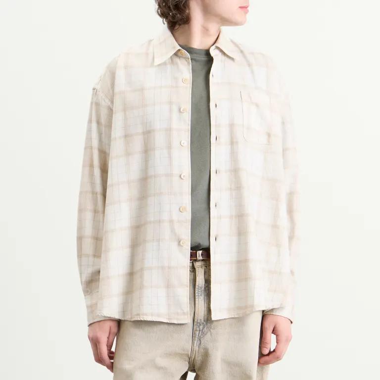 Our Legacy Stella Check Print Borrowed Shirt