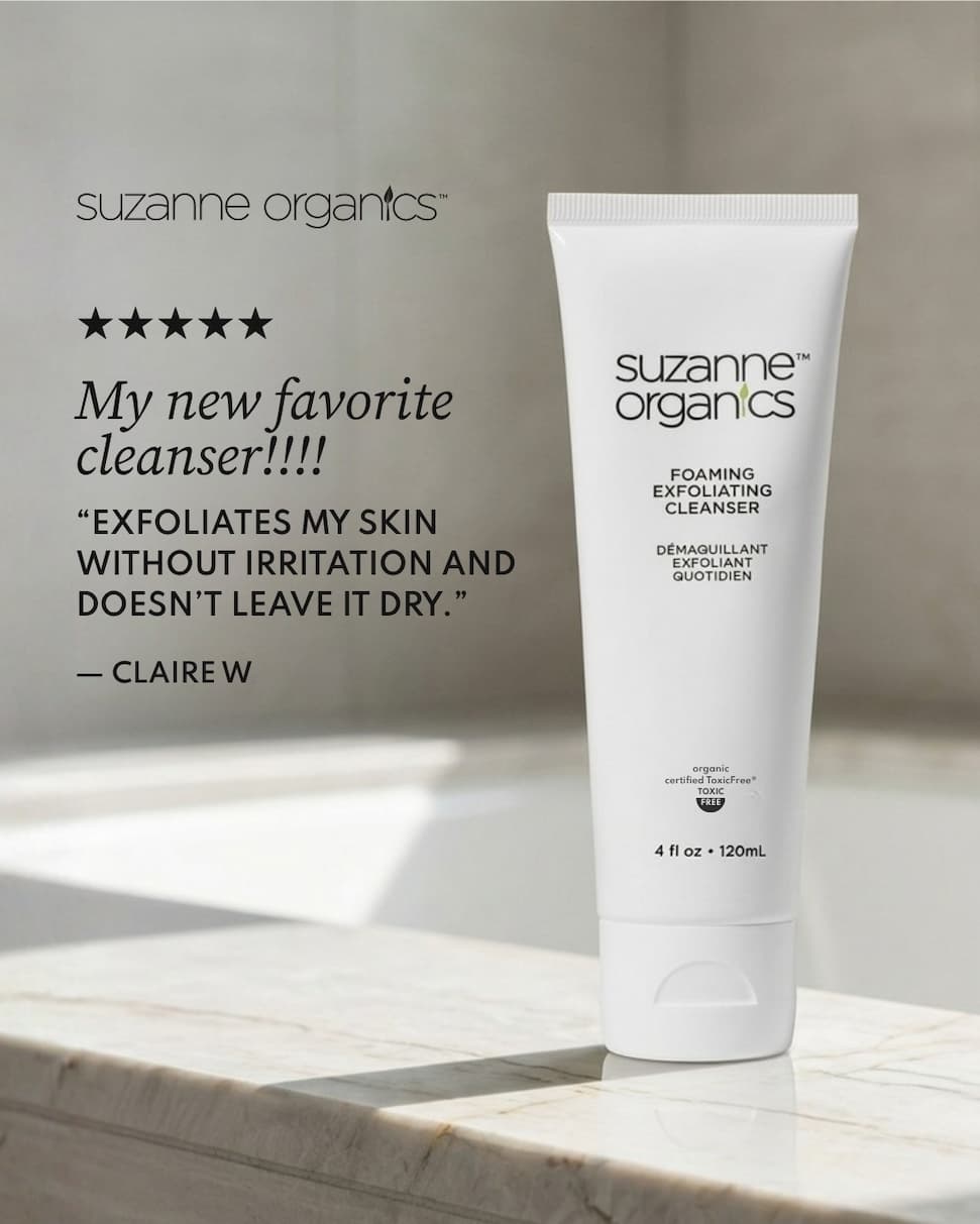 Foaming exfoliating cleanser