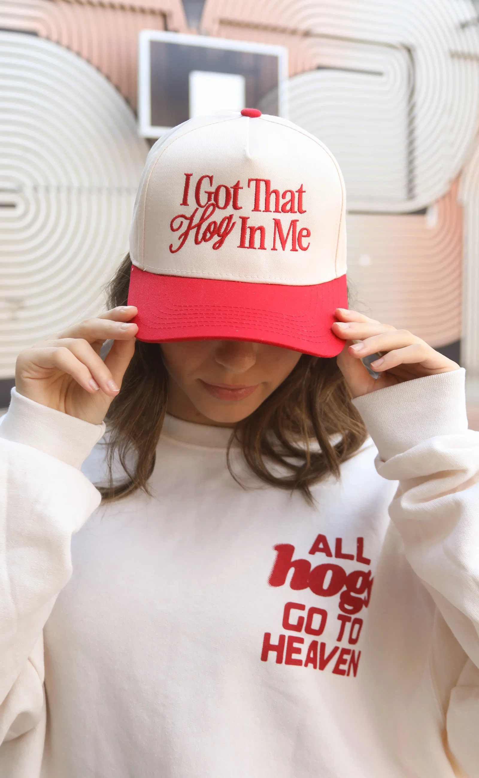Image of charlie southern: got that hog in me trucker hat
