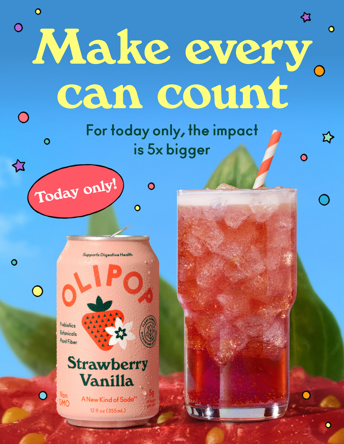 Make every can count. Donations are 5x for World Nature Conservation Day.