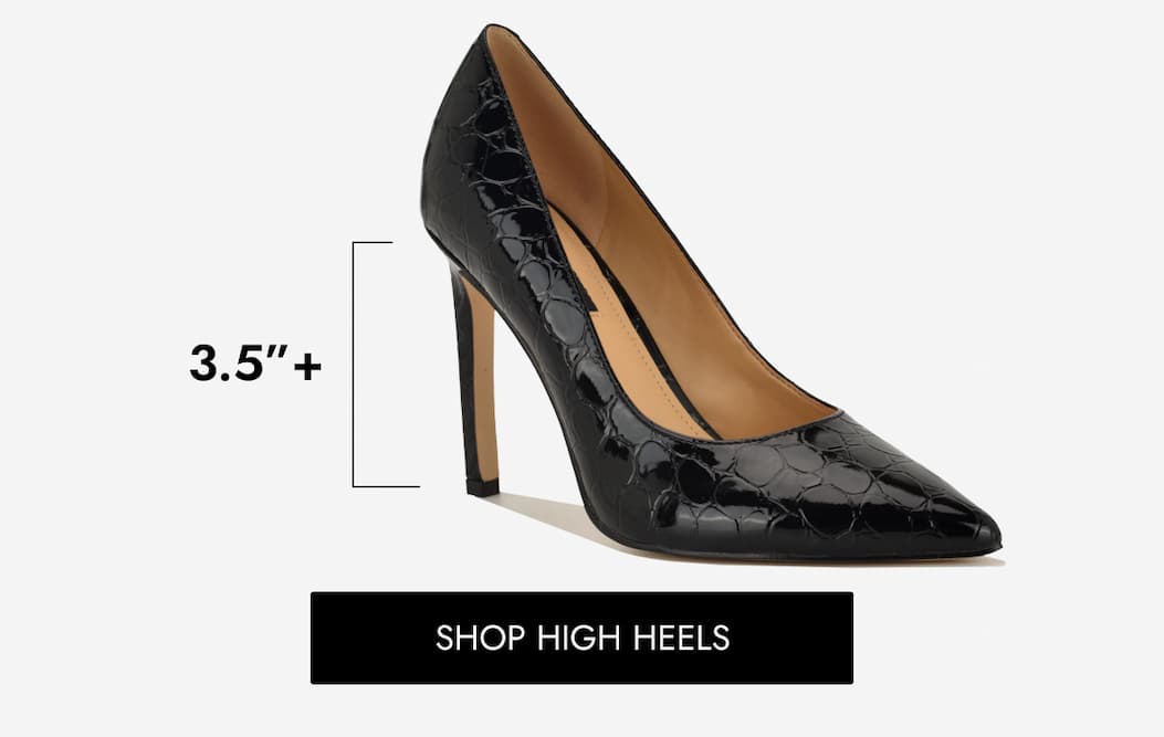 3.5”+ SHOP HIGH HEELS