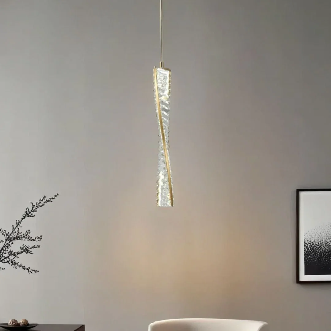Image of Sparkle Gold LED Pendant Ceiling Light