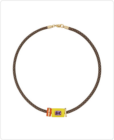The Cylinder Cord Necklace 