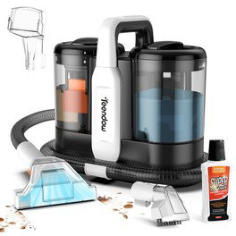 Teendow C5 Carpet Cleaner Vacuum, 450W Powerful Suction, 11kPa Deep Cleaning, 1500ml Water Tank, Low Noise ≤80dB, for Carpet, Sofa & Upholstery