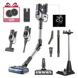 JIMMY JV9 Pro Aqua Cordless Vacuum & Mop, 160AW Strong Suction, 65min Runtime, LED Display, Powerful Electric Brush for Wood & Tile