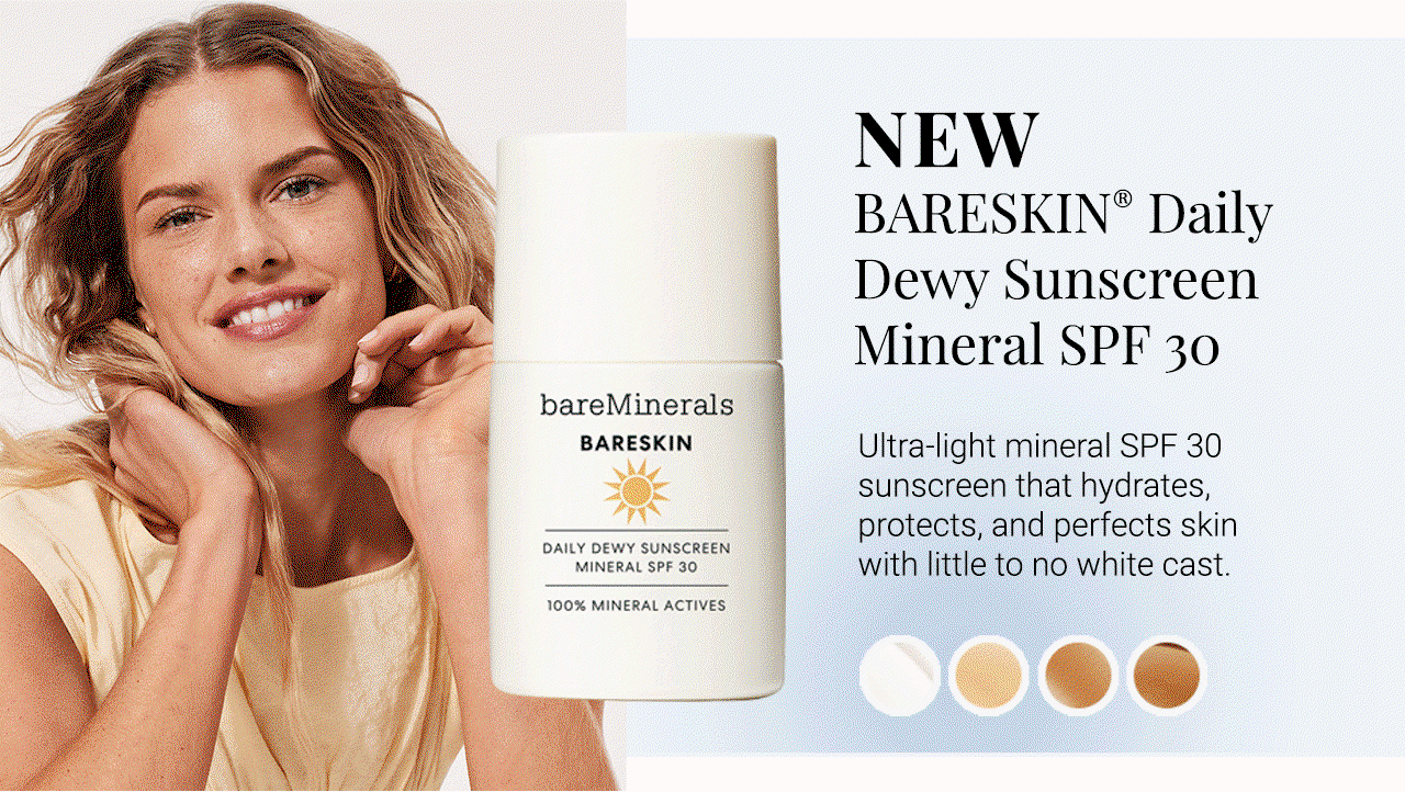 BARESKIN® Daily Dewy Sunscreen Mineral SPF 30