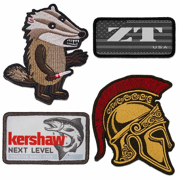 PDW, ZT, and Kershaw Patches & Stickers