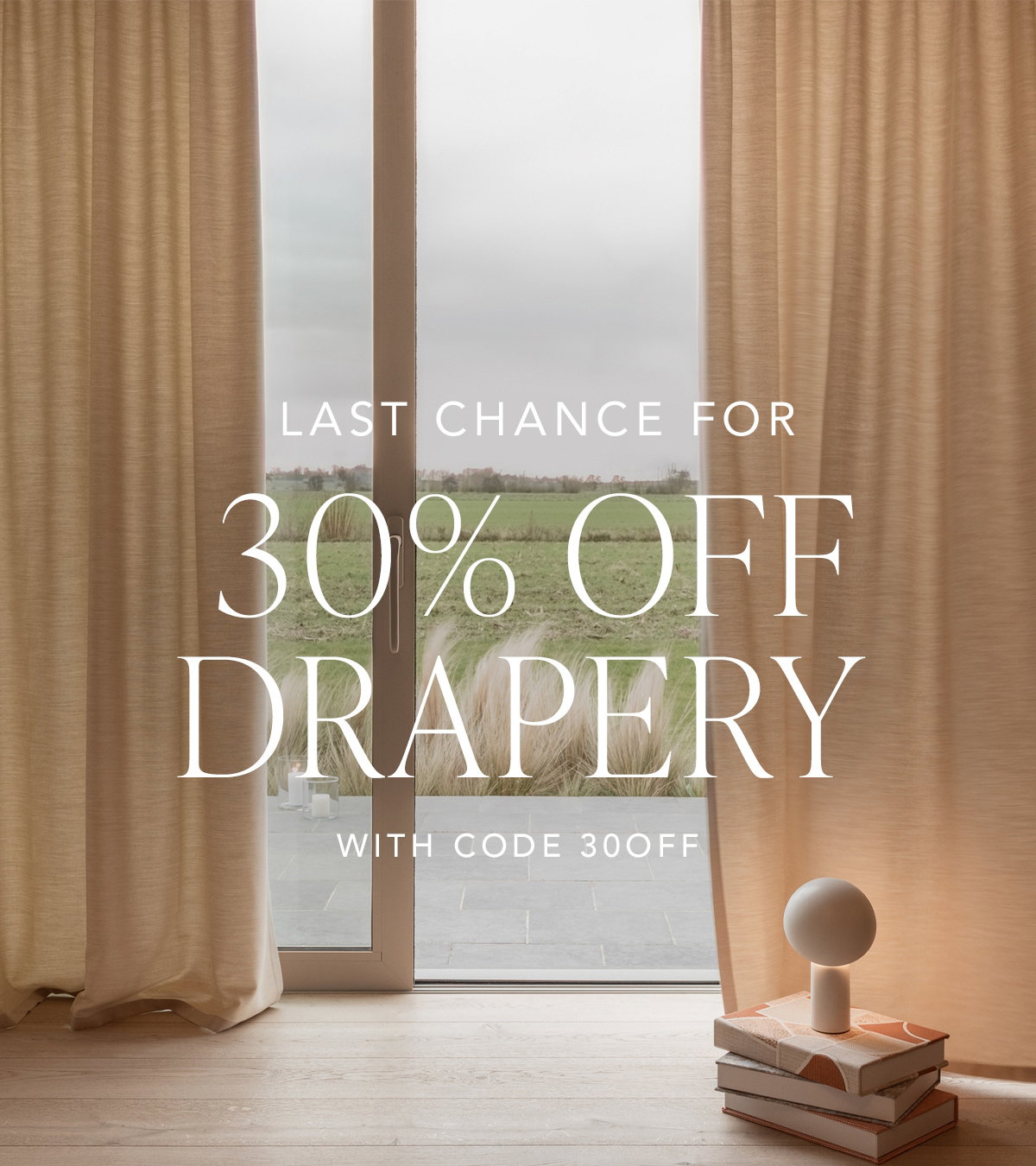 Shop Sunbrella Drapery at 30% off with code 30OFF