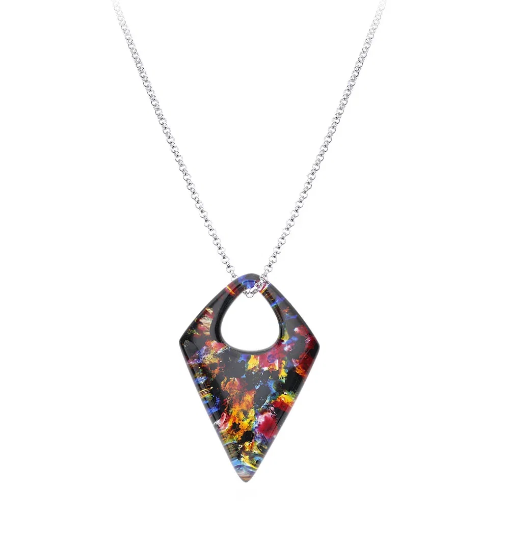 Image of Multi Color Painted Pendant