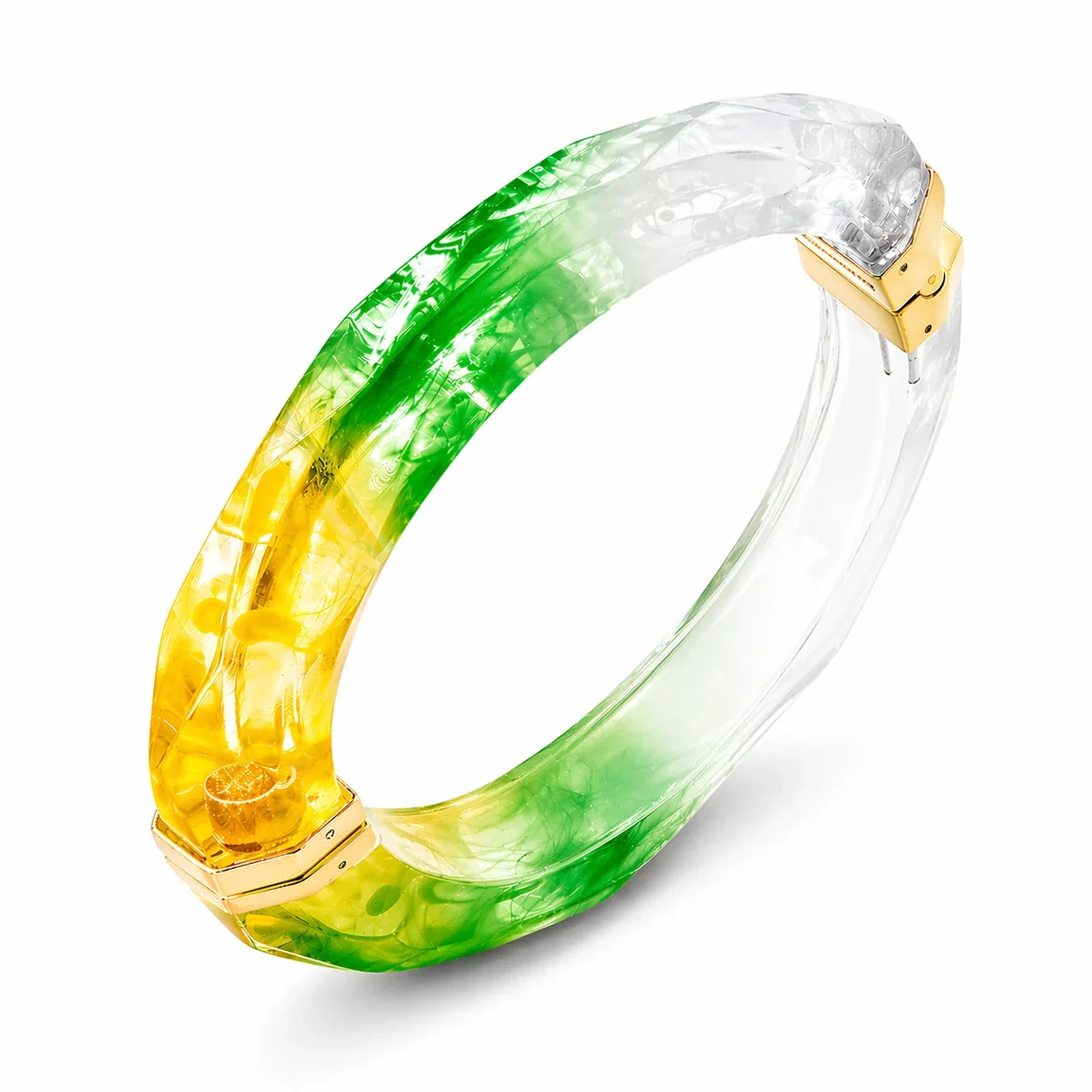 Image of SAMPLE SALE - Tie Dye Hinge Bangles
