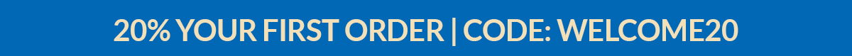 20% off your first order 