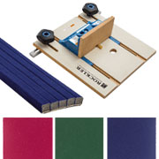 Box joint jig and felt liners