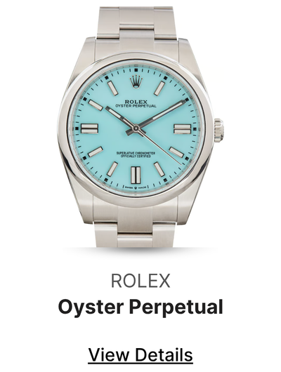 Pre-Owned Rolex Oyster Perpetual Ref 124300 Turquoise Blue