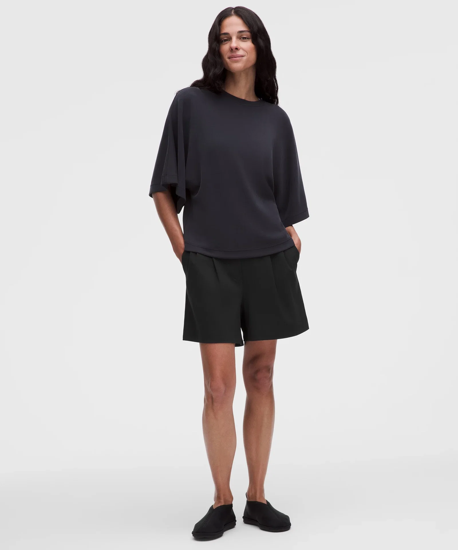 Daydrift Pleated High-Rise Short 5inches
