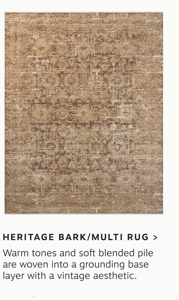 Heritage Bark / Multi Rug
