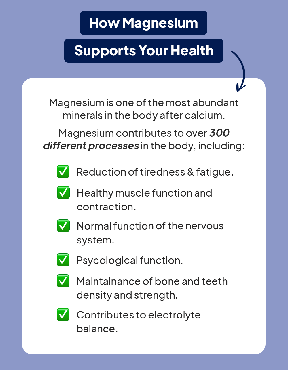 How Magnesium Supports Your Health