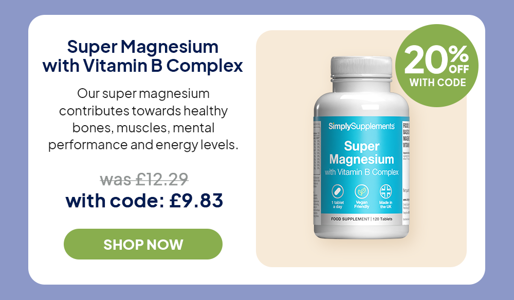 Super Magnesium 250mg with Vitamin B Complex