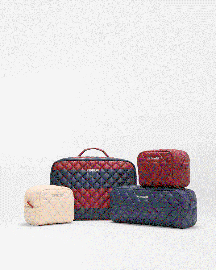 Shop Rugby Stripe Packable Pouch Set
