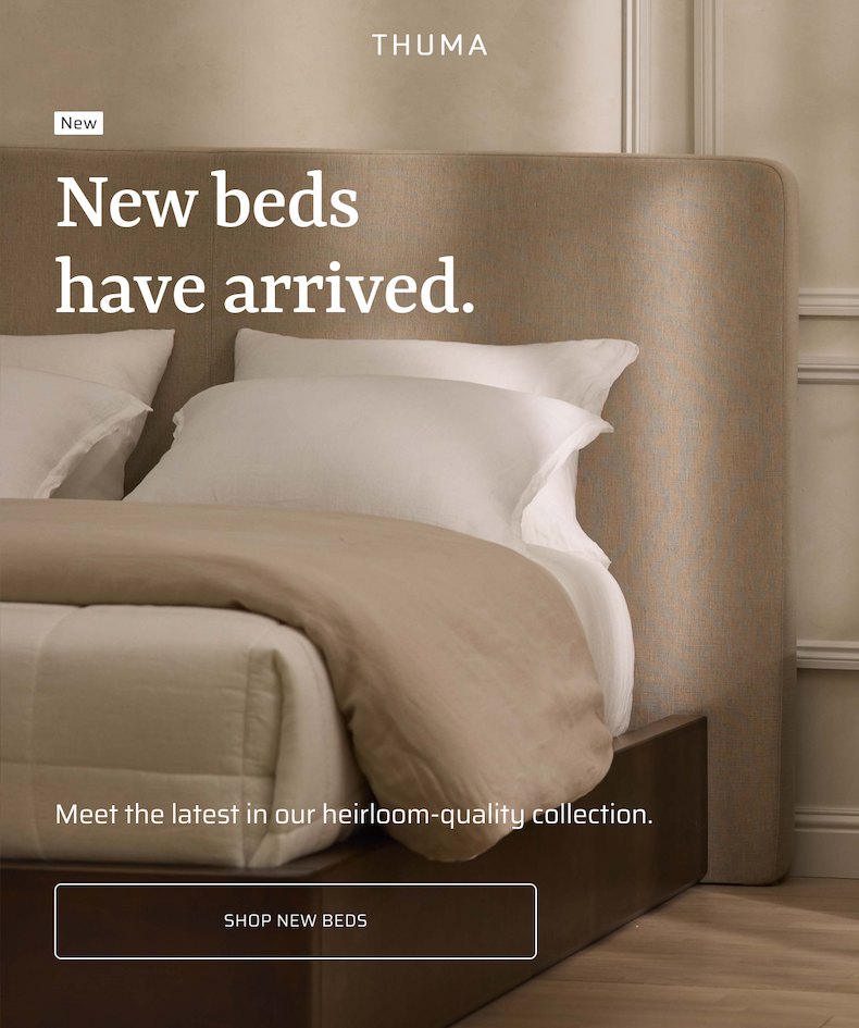 New beds have arrived,