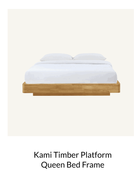 Shop Kami Timber Platform Queen Bed Frame