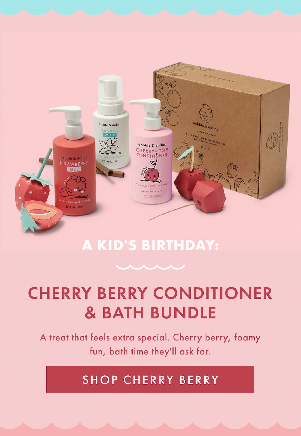 CHERRY BERRY CONDITIONER & BATH BUNDLE | SHOP CHERRY BERRY