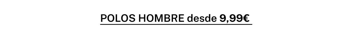 POLOS HOMBRE
