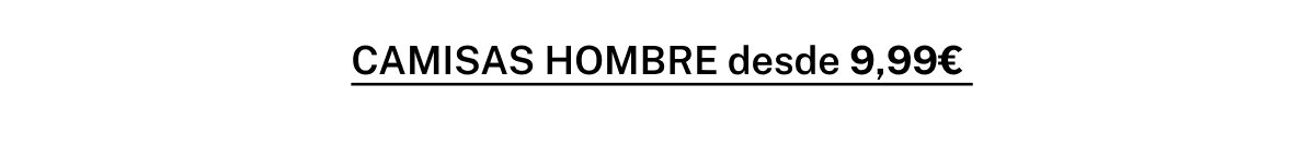 CAMISAS HOMBRE