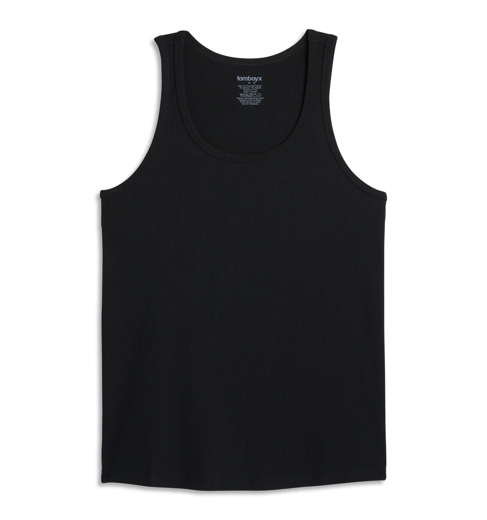Image of Bamboo Rib Tank - Black