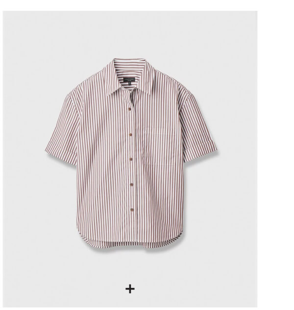 Shop Connie Short-Sleeve Poplin Shirt