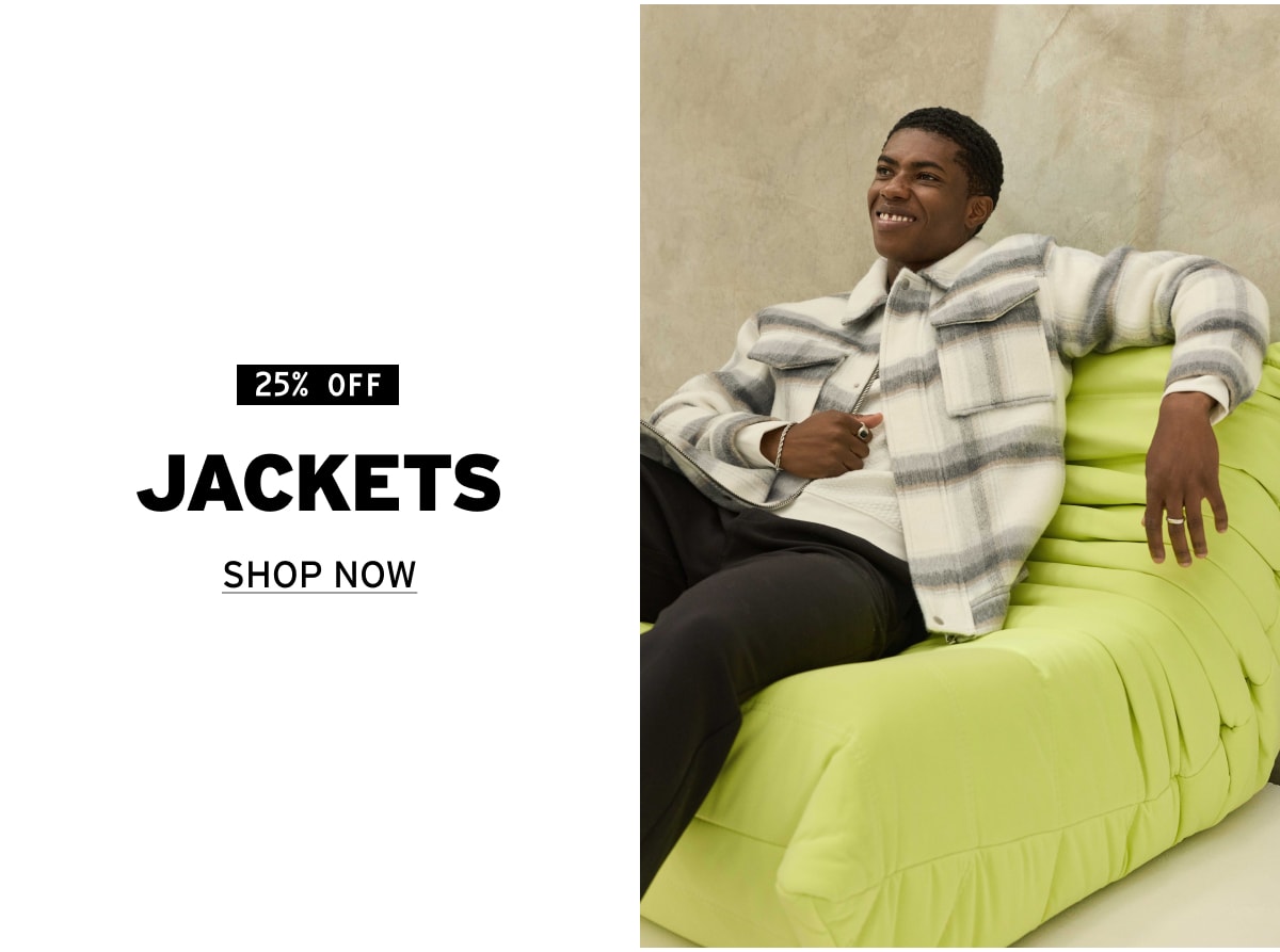 25% off Jackets