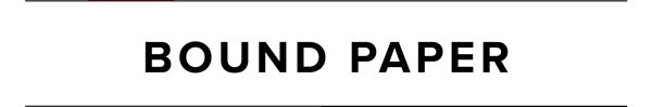 Bound Paper