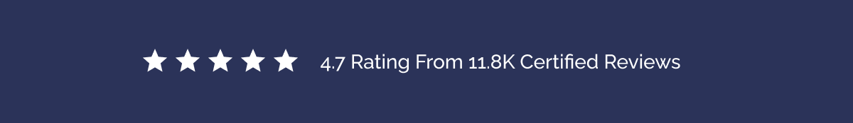 4.7 rating from 11.8K certified reviews