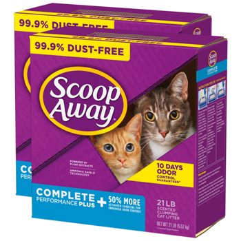 Scoop Away Complete Performance Plus, Scented Cat Litter, 42 lbs
