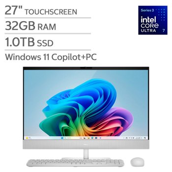 Dell All-in-One 27-inch Touchscreen  Desktop with Intel Core Ultra 7 Processor