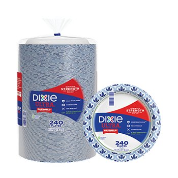 Dixie Ultra 8-1/2-inch Paper Plate, 240-count