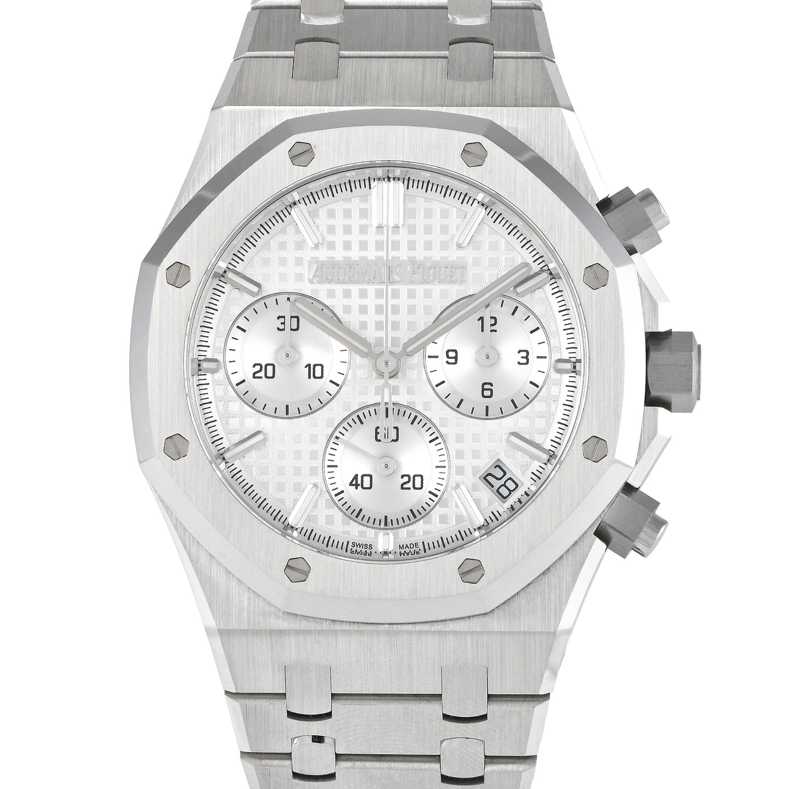 Audemars Piguet Royal Oak Chronograph Silver Dial 50th 26240ST.OO.1320ST.03