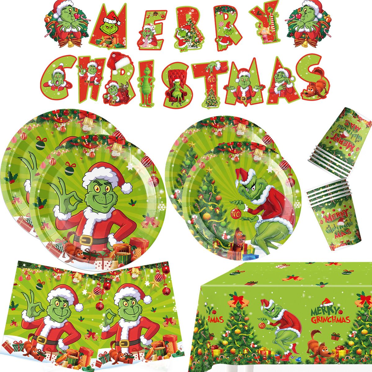 Grinch Dinnerware Set