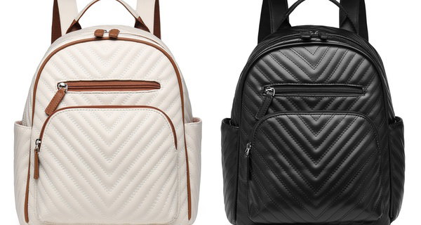 Sac à dos en cuir PU décontracté et chic