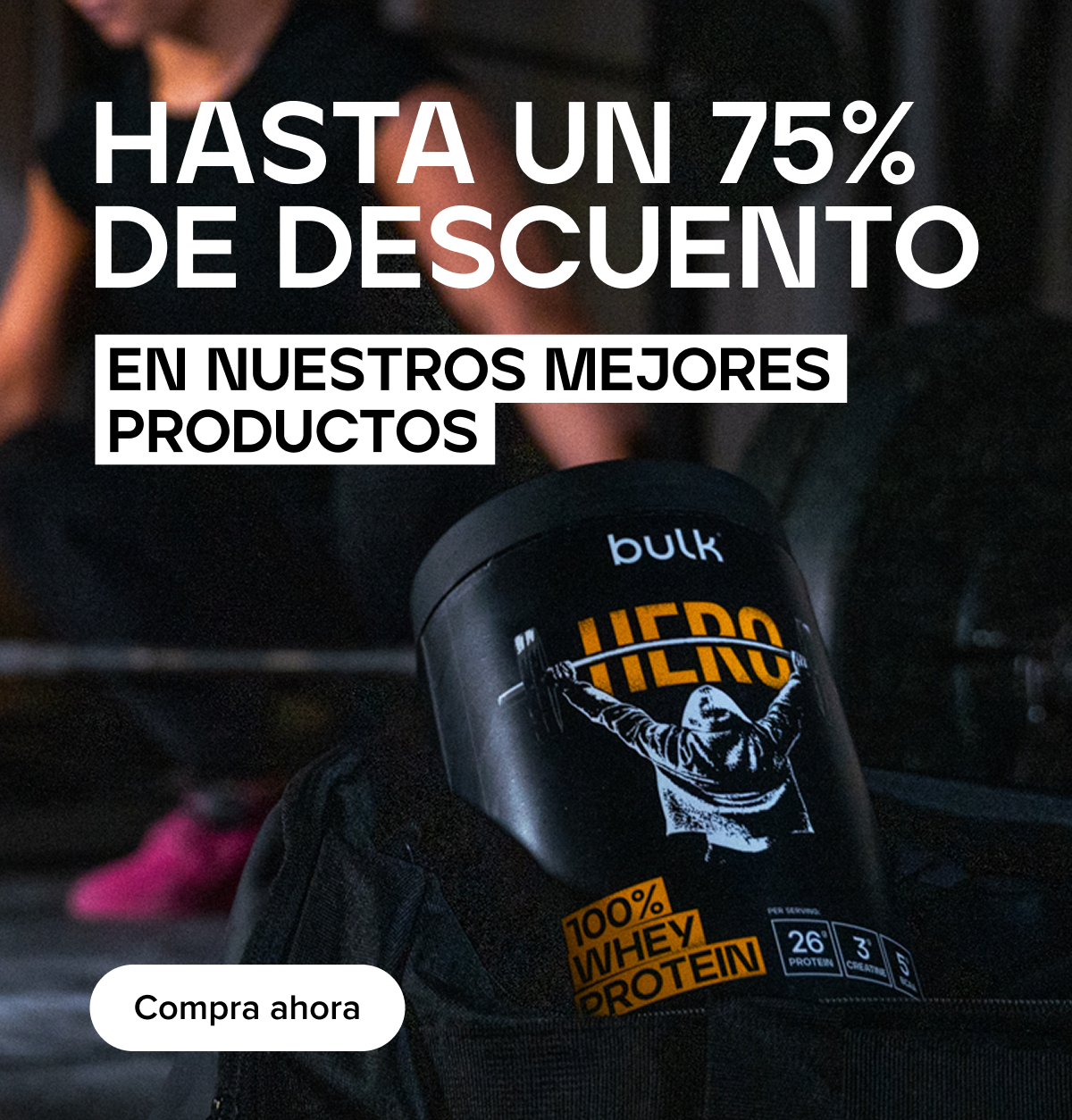 HASTA 75% DE DTO