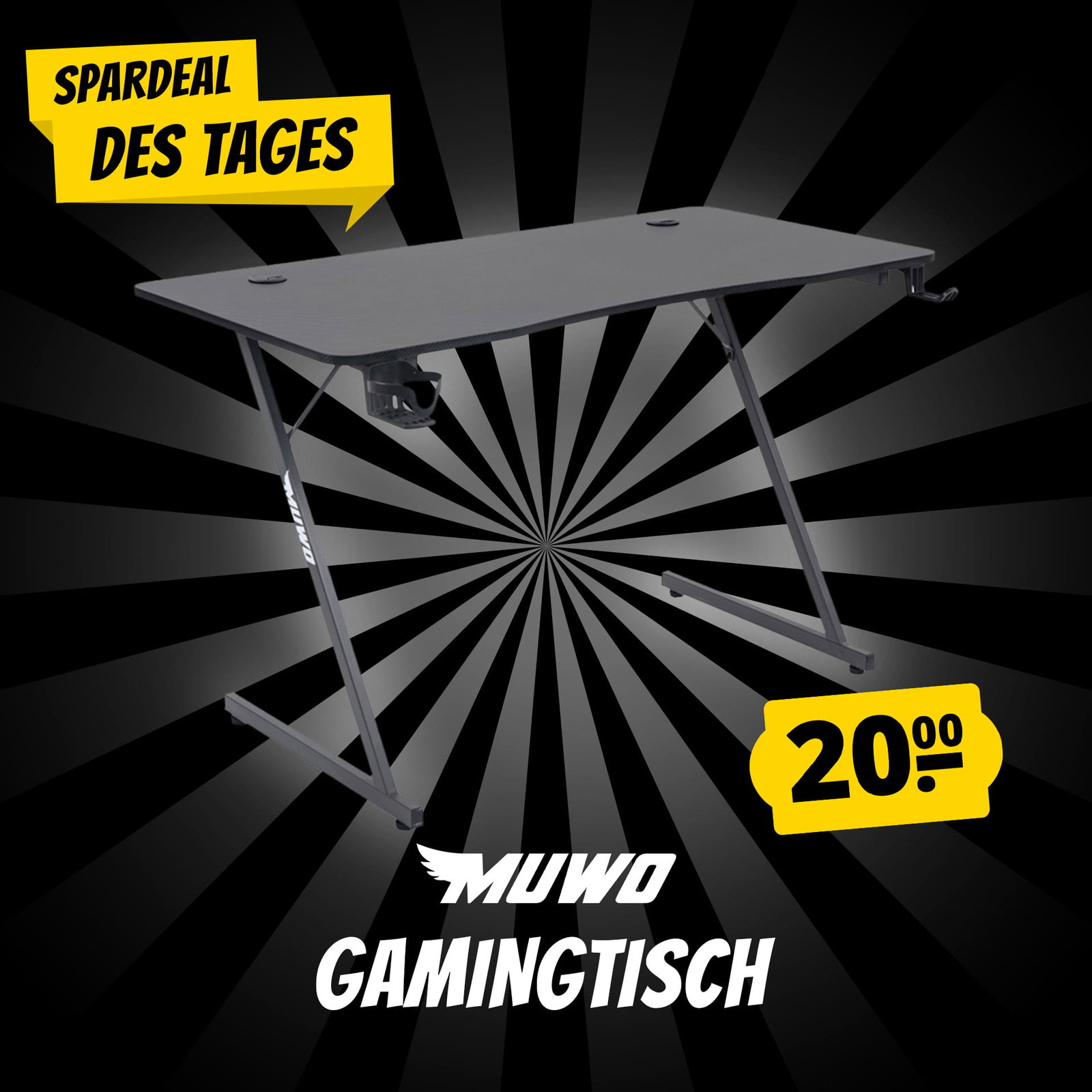 Spardeal des Tages: Gamingtisch nur 20 Euro
