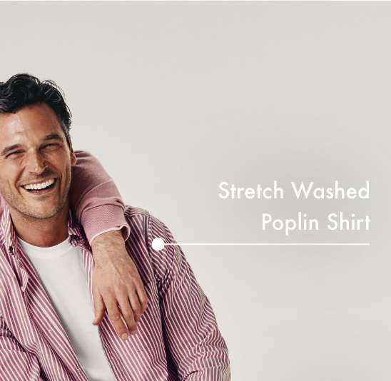 Stretch Washed Poplin Shirt