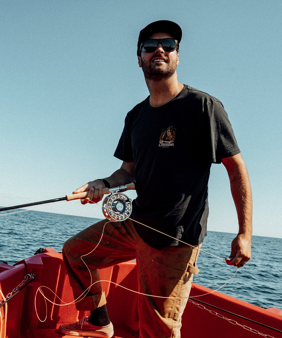 Logan Landry fishing